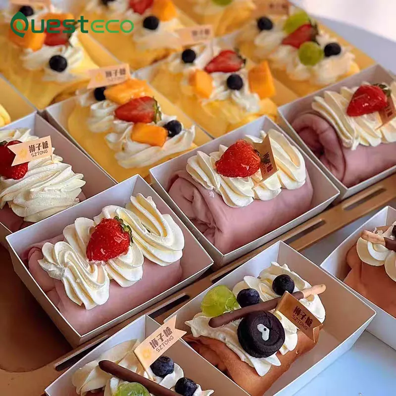Бумажная коробка для хлебобулочных закусок